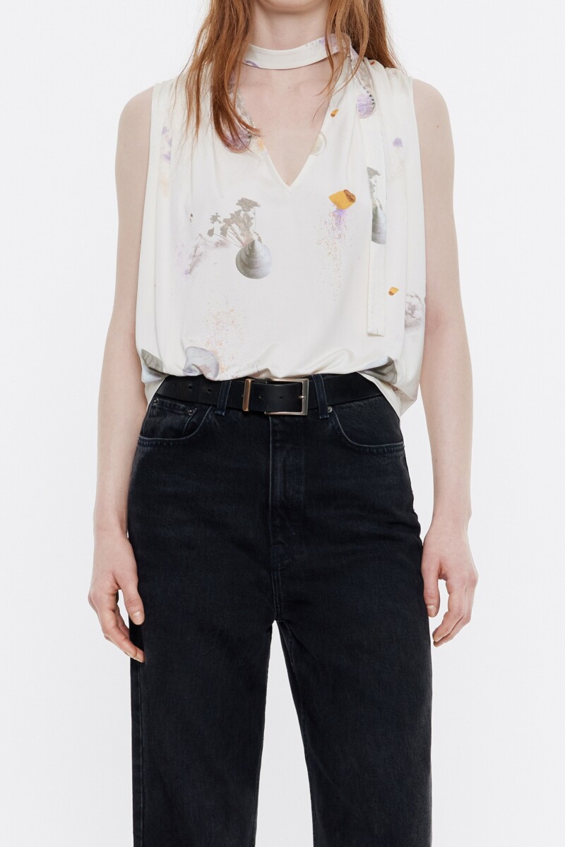 BLUSA MUJER Marfil
