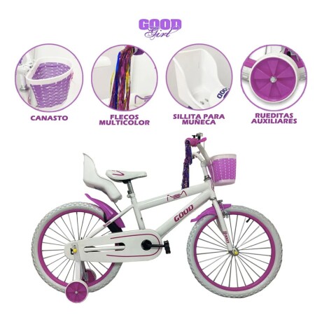 Bicicleta infantil Good Rodado 16 Lila
