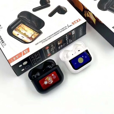 Auriculares YX28 Bluetooth Inalámbricos Recargables Táctiles Blanco