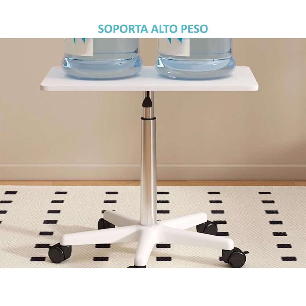 Mesa Portatil Elevable Blanco