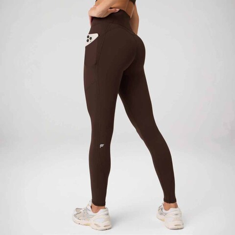 Legging Oasis High-Waisted Mujer Cacao