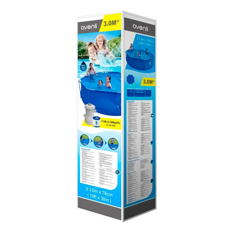 Piscina Jilong Estructural 4383 L 300X76cm C/ Filtro Piscina Jilong Estructural 4383 L 300X76cm C/ Filtro