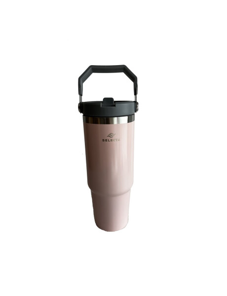 MUG TERMICO ACERO INOX 900ML C/ASA ROSA MUG TERMICO ACERO INOX 900ML C/ASA ROSA
