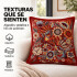 Fundas de Almohadón ZAL 50 x 50 cm Pack x2 Naranja