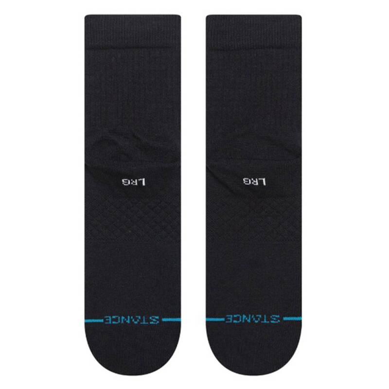 Medias Stance Icon Quarter Unisex Black