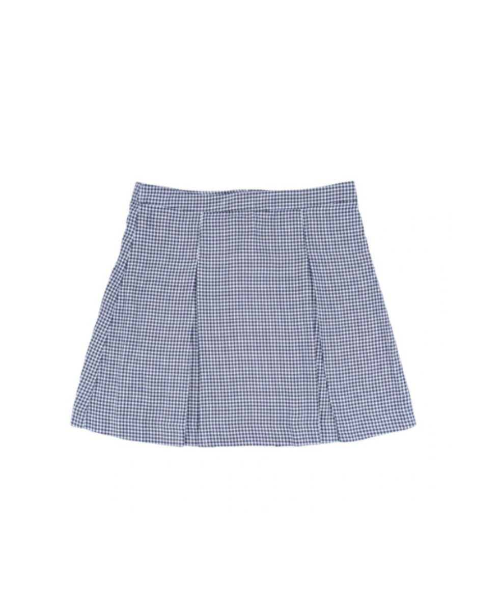 Falda formal Los Pilares - Blanco/Azul 