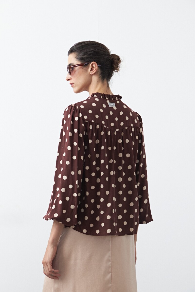 CAMISA TOPACIO Chocolate