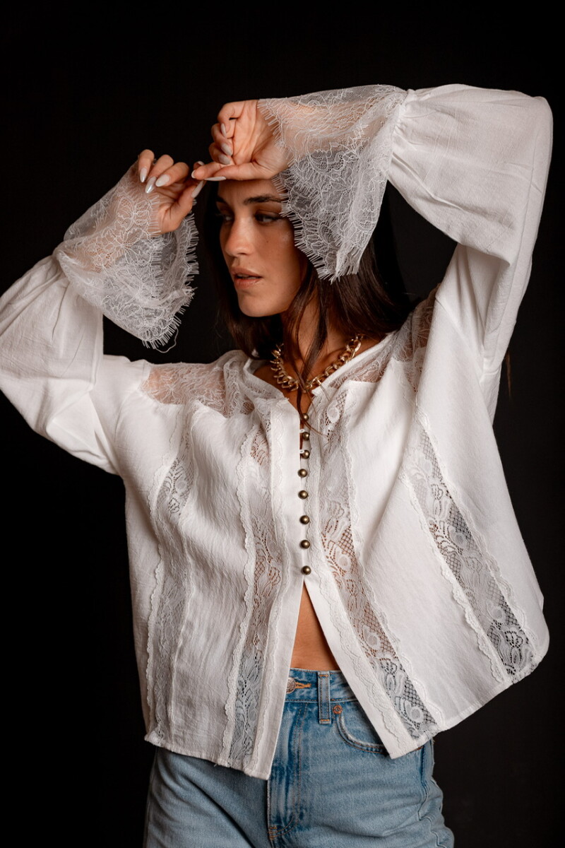 Camisa Viena - blanco 