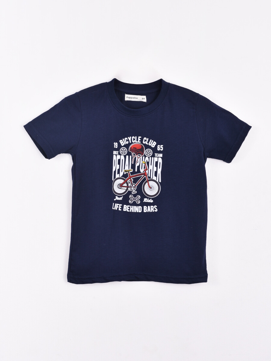 REMERA GAMES - AZUL OSCURO 