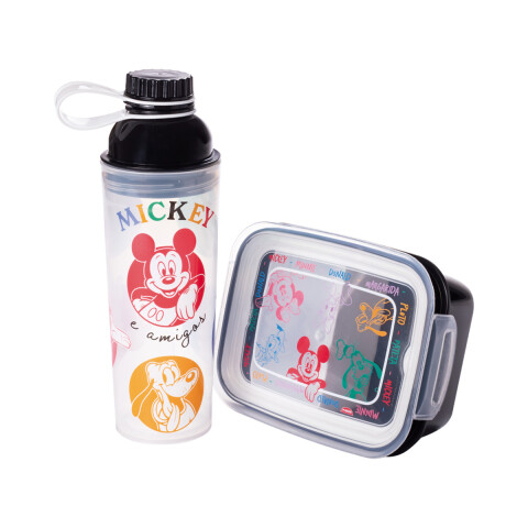 Set x 2 Pote 850 ml y Botella 660 ml Mickey MULTICOLOR