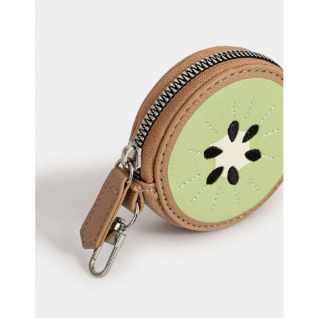 Monedero Cuerina Fruta Combinacion Bicolor