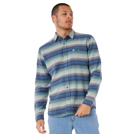 Camisa Rip Curl Mod Cali Flannel - Verde Camisa Rip Curl Mod Cali Flannel - Verde