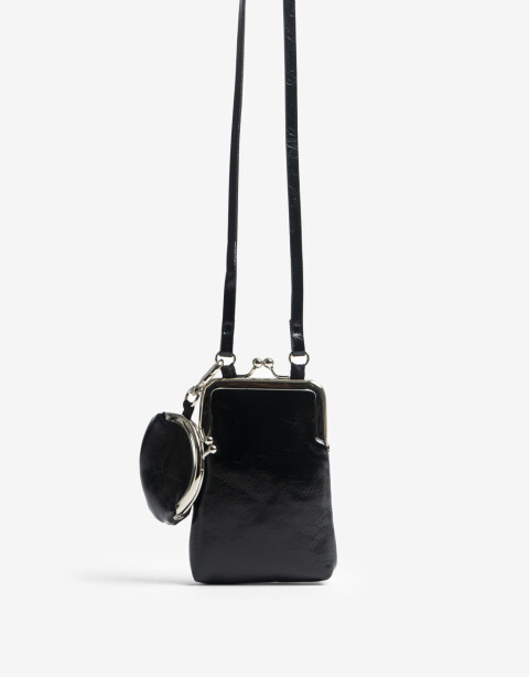 Monederos Monedero Doble Negro - Negro