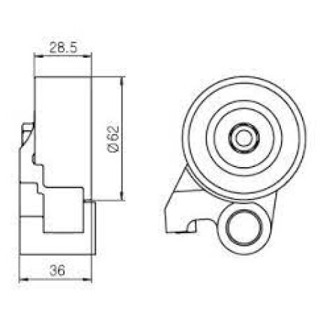 TENSOR TOYOTA DISTR. HILUX 05/ GMB TENSOR TOYOTA DISTR. HILUX 05/ GMB