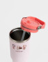 Accesorios Cocina Acero Vaso Térmico Estampado - Rosa Claro