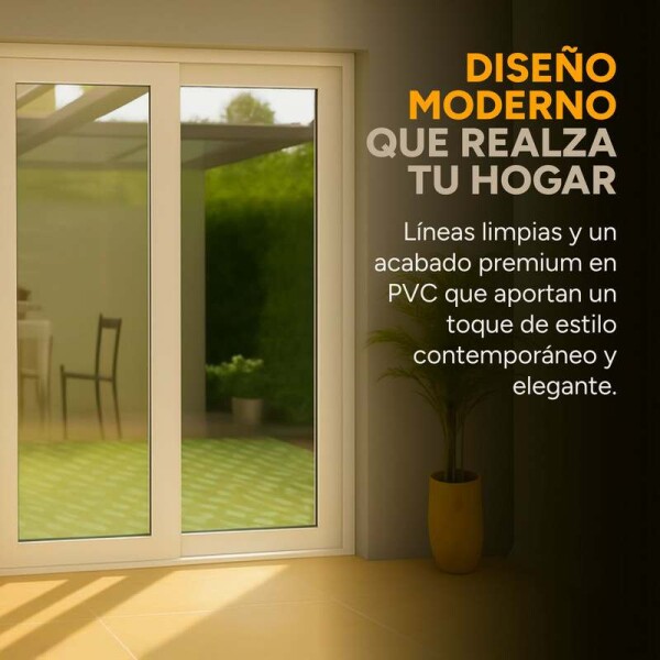Ventana de PVC Blanco 200 X 200 Puerta Corrediza Aislante Ventana de PVC Blanco 200 X 200 Puerta Corrediza Aislante