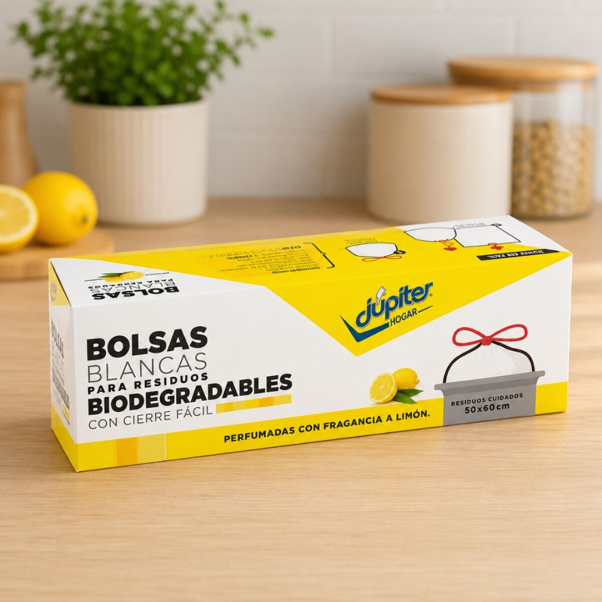 Bolsas de residuos basura Jupiter 50x60cm aroma Limon x 10 u 