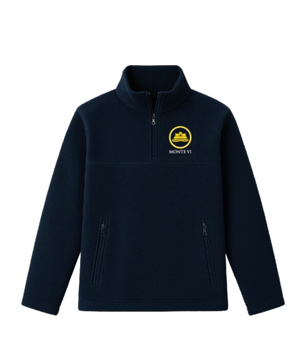 Buzo Polar medio cierre Nuevo Modelo Navy