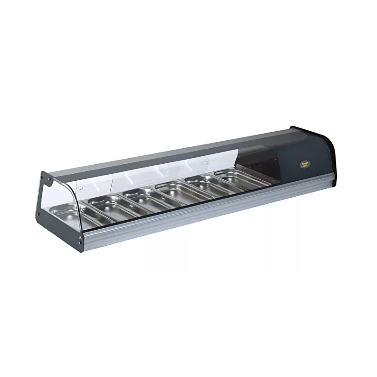Vitrina refrigerada de mesa horizontal 6 recipientes GN 1/3 