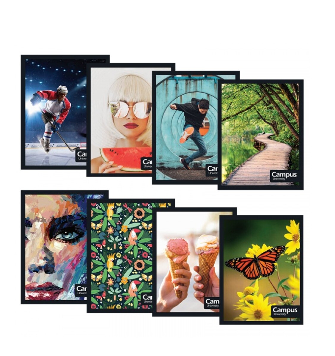 Cuaderno Campus 48 Hojas con Espiral - Surtido 