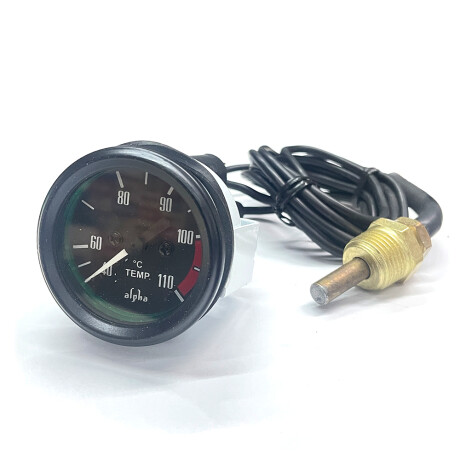 INSTRUMENTO RELOJ MEDIDOR - TEMPERATURA AGUA 52MM MECANICO CABLE 1.80 MTS ALPHA INSTRUMENTO RELOJ MEDIDOR - TEMPERATURA AGUA 52MM MECANICO CABLE 1.80 MTS ALPHA