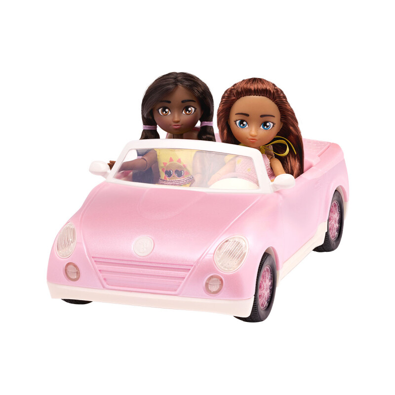 Auto Descapotable Roadster rosado Hay Bestie Auto Descapotable Roadster rosado Hay Bestie