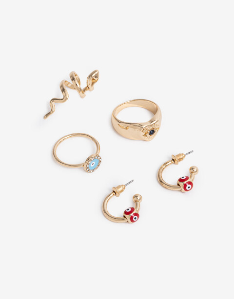 Bijouterie Set Lucky charm Bijouterie Set Lucky Charms - Combinacion Multicolor