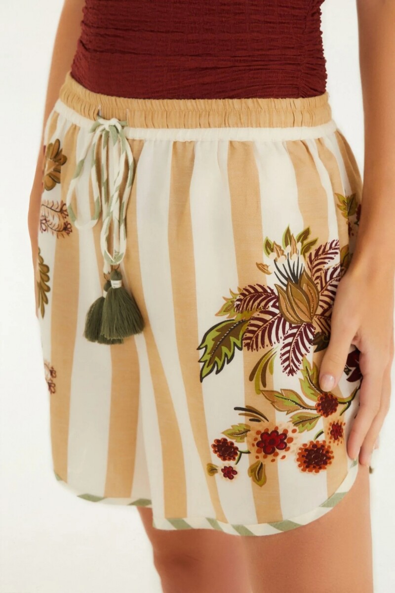 SHORT FLORAL Estampado