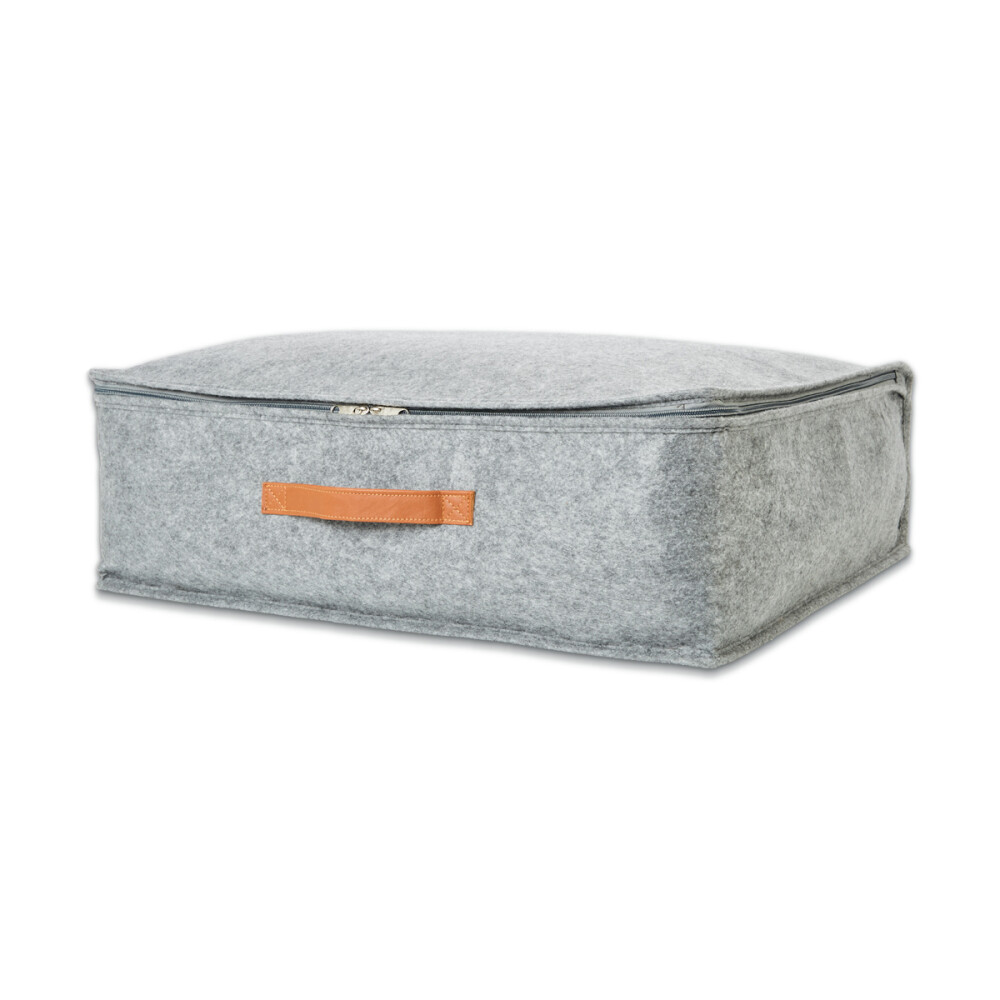 CAJA ORGANIZADORA GRIS POLIÉSTER, POLIUTERANO Y PLÁSTICO 427