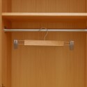 PACK PERCHAS DE MADERA METAL PARA PANTALONES X 3 UNIDADES PACK PERCHAS DE MADERA METAL PARA PANTALONES X 3 UNIDADES