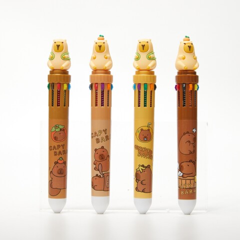 BOLÍGRAFO MULTICOLOR 10 EN 1 (CARPINCHO ADORABLE) BOLÍGRAFO MULTICOLOR 10 EN 1 (CARPINCHO ADORABLE)