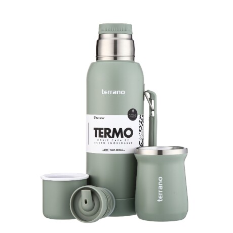 Kit Termo 1LT base de silicona + mate tradicional oliva 001