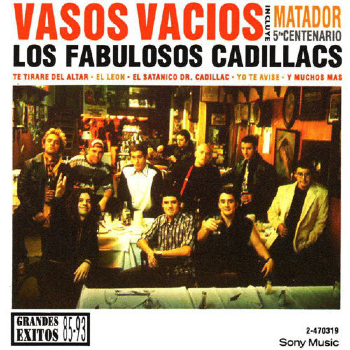 Los Fabulosos Cadillacs - Vasos Vacios - Vinilo 