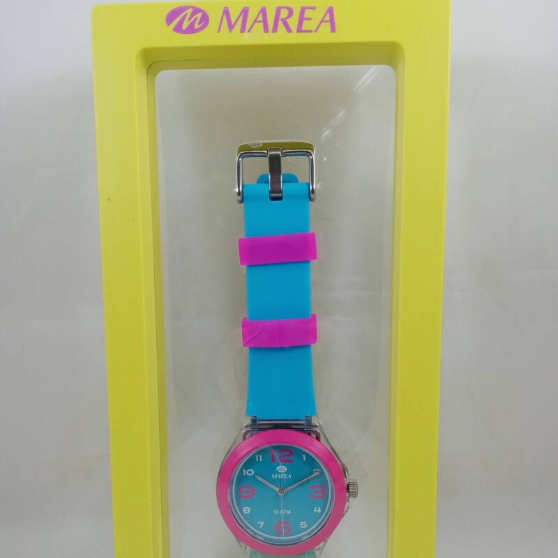 Reloj Marea unisex Fuccsia y celeste Reloj Marea unisex Fuccsia y celeste