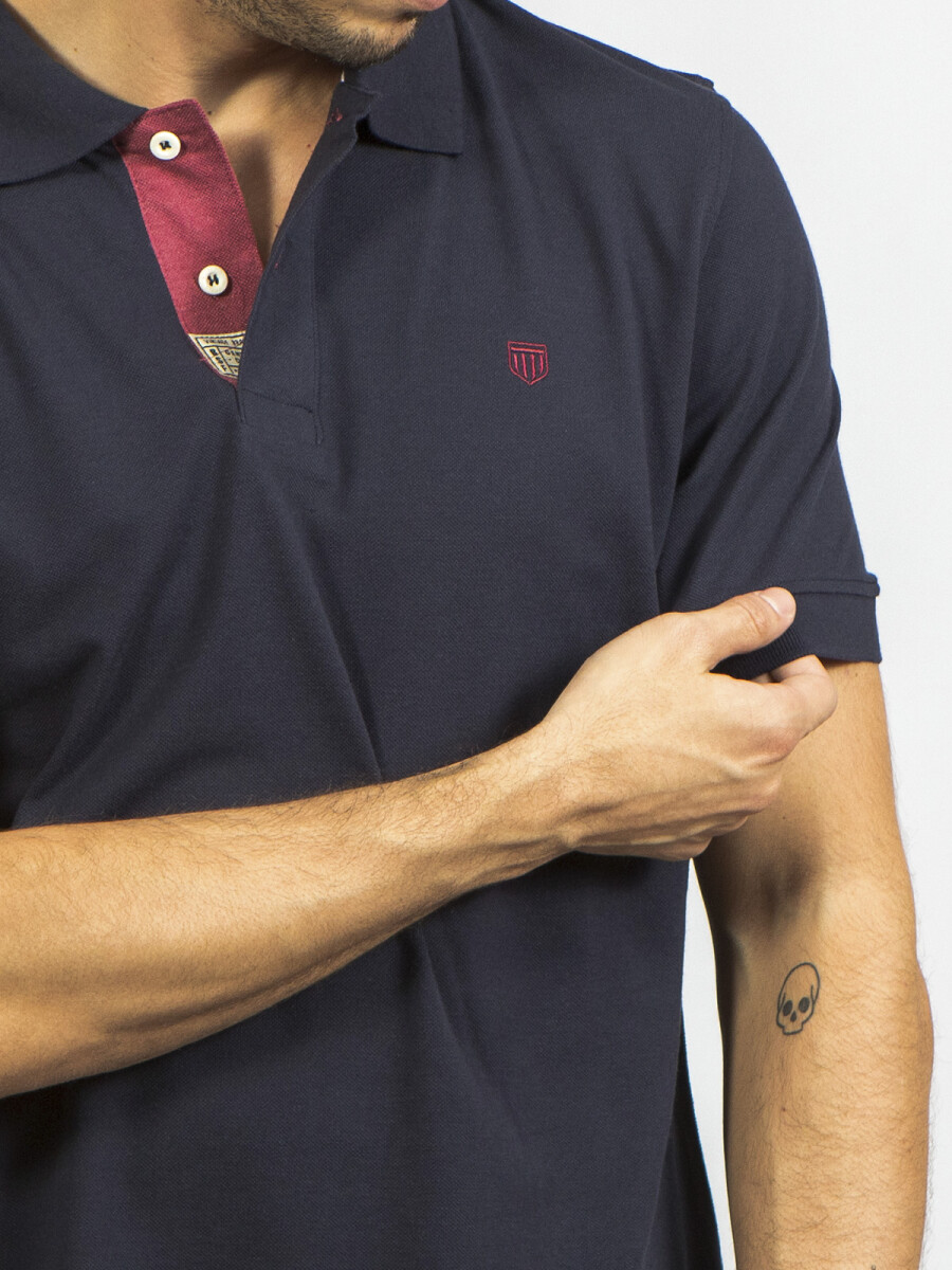 Remera Piqué - Navy 