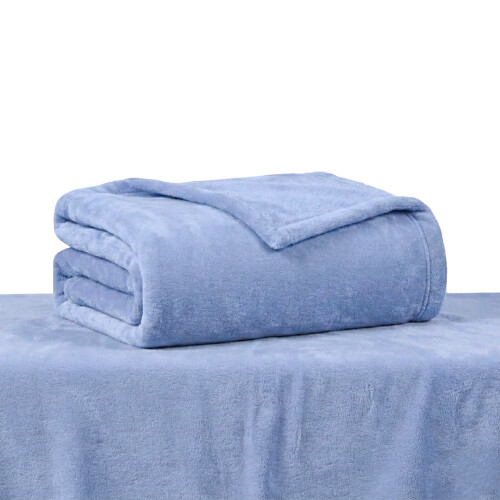 Manta Soft - 240x240cm Celeste