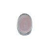 Anillo Oval-Plata 925-Piedra Cuarzo rosa-AN3938 conpiedra