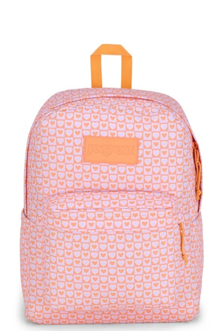 MOCHILA SUPERBREAK PLUS HYPED HEARTS PINK