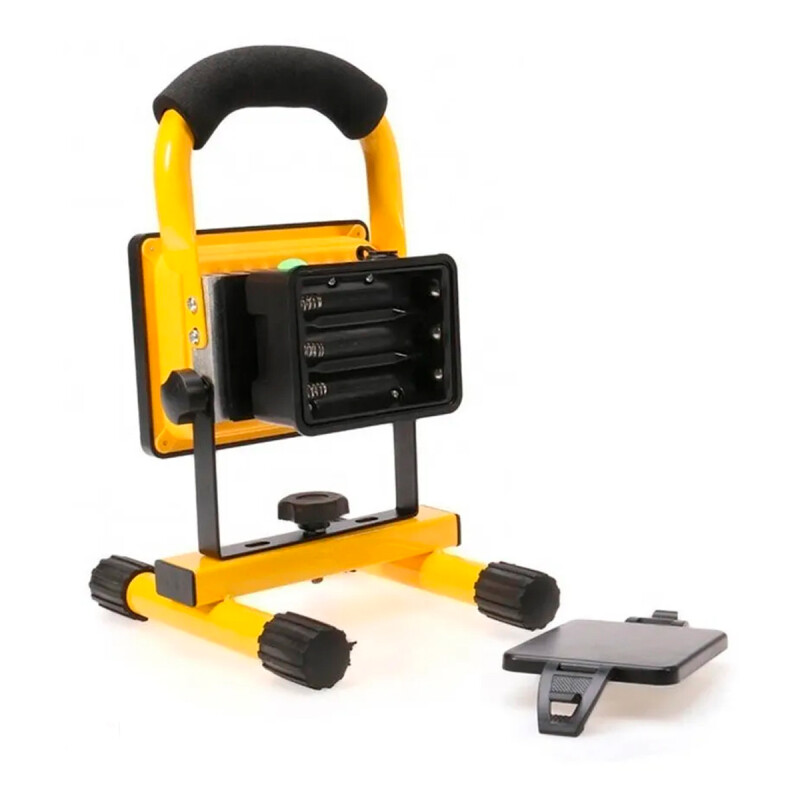 Foco led recargable 30 W AMARILLO