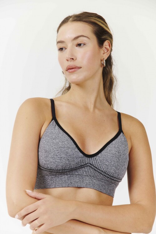 Bralette Carolina Gris Oscuro
