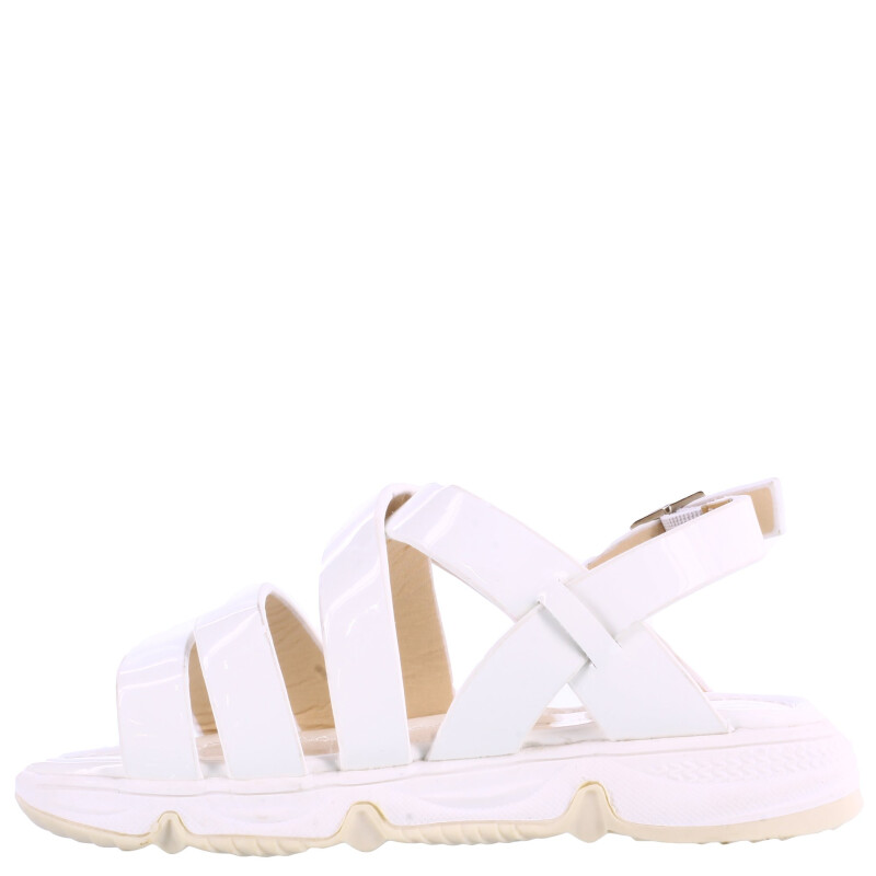 Sandalias de Niña MINI Miss Carol RILEY de charol Blanco