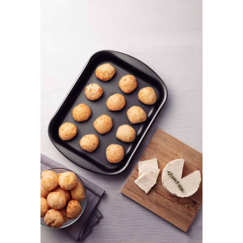 Asadera rectangular baja antiadherente - 20053/022 - Tramontina Asadera rectangular baja antiadherente - 20053/022 - Tramontina