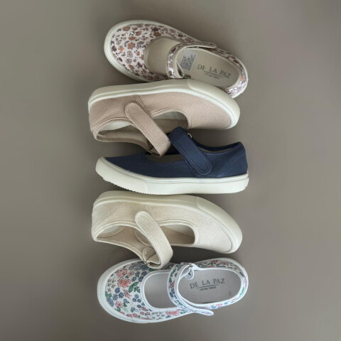 Guillermina De Lona Canvas Girl Del 27 Al 34 Floral Beige