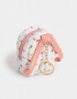 Llavero Mochila Llavero De Mochila De Pu Estampa Con Tiracierre - Blanco Crudo