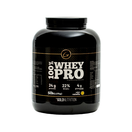 100% Whey Pro 5lb Gold Nutrition Vainilla