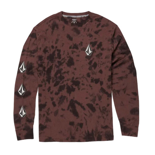 Remera Volcom ABG ICONIC STONE DYE LST - Bordó Remera Volcom ABG ICONIC STONE DYE LST - Bordó