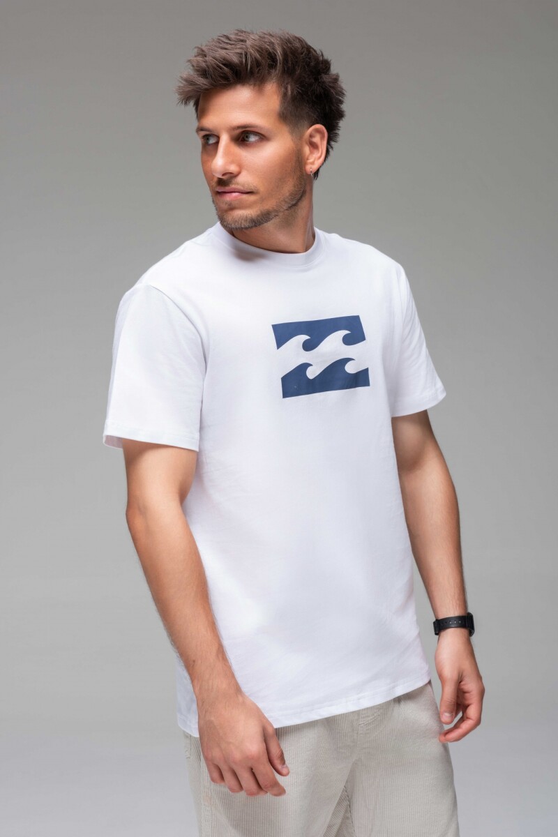 REMERA RIPPLE TEE B-blanco