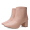 Bota de Mujer Miss Carol HOLY con taco mediano Nude