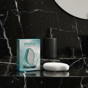 Depiladora Corporal Exfoliante Indolora Removedora de Vellos Color Blanco