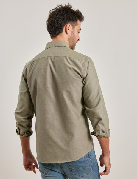 012487 CAMISA HARRINGTON LABEL Verde